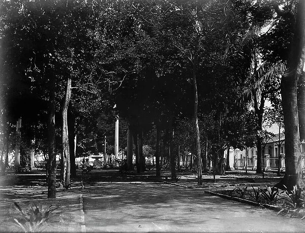 Plaza, Puerto Cabello, Venezuela, between 1880 and 1901. Creator: Unknown