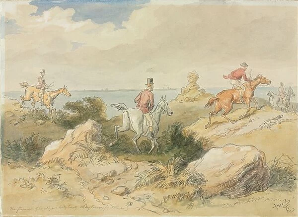 The Pleasures of Hunting. Creator: Hablot Knight Browne (British, 1815-1882)