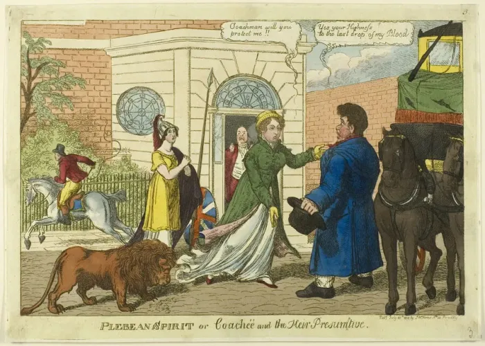 Framed Print : Plebean Spirit, published July 25, 1814. Creator: Charles Williams Framed Print : Plebean Spirit, published July 25, 1814. Creator: Charles Williams