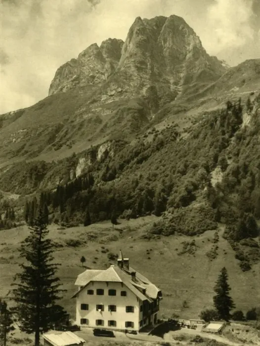 Framed Print : The Plocken Pass in the Carnic Alps mountain range, Austria, c1935. Creator: Unknown Framed Print : The Plocken Pass in the Carnic Alps mountain range, Austria, c1935. Creator: Unknown