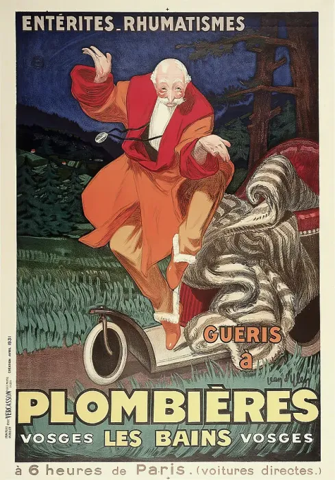 Framed Print : Plombières-les-Bains, 1931. Creator: Cappiello, Leonetto (1875-1942) Framed Print : Plombières-les-Bains, 1931. Creator: Cappiello, Leonetto (1875-1942)