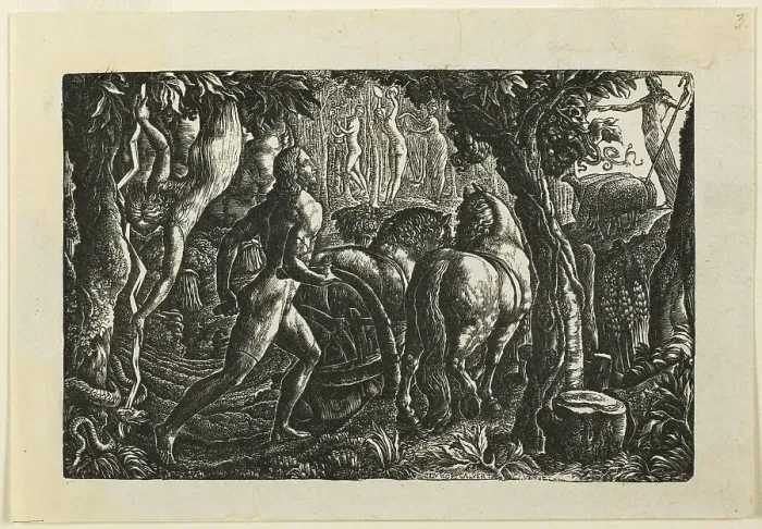 Framed Print : The Ploughman, 1827. Creator: Edward Calvert Framed Print : The Ploughman, 1827. Creator: Edward Calvert