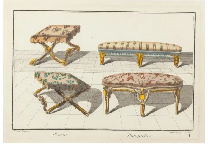 Framed Print : Ployans, Banquettes. Nouvelle Iconologie Historique ou Attributes Hierogliphyques, c