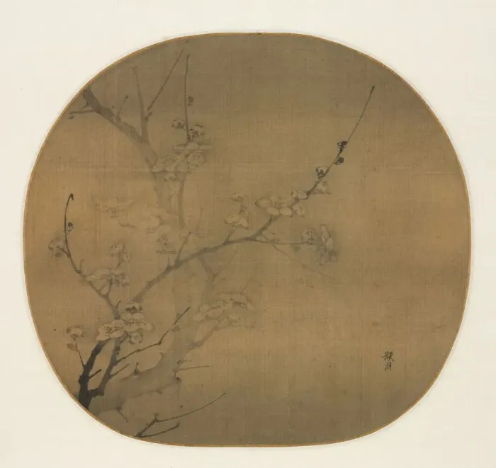 Framed Print : Plum Blossoms in Moonlight, first half of 14th century. Creator: Yan Hui (Chinese Framed Print : Plum Blossoms in Moonlight, first half of 14th century. Creator: Yan Hui (Chinese