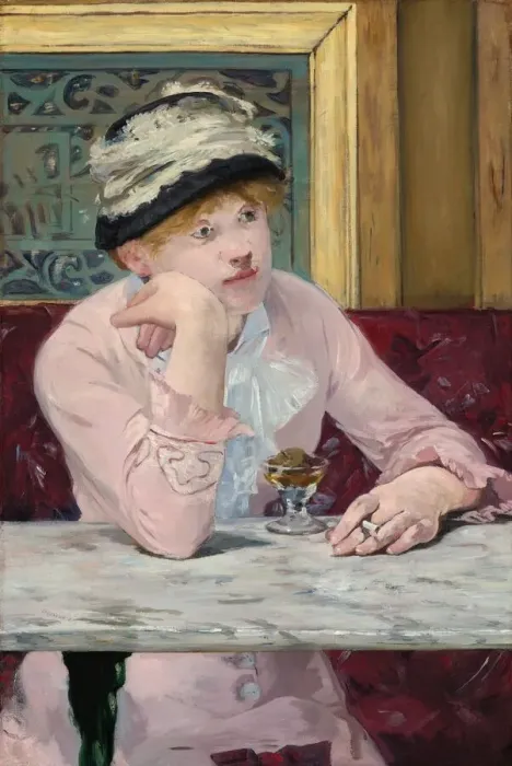 Framed Print : Plum Brandy, c. 1877. Creator: Edouard Manet Framed Print : Plum Brandy, c. 1877. Creator: Edouard Manet