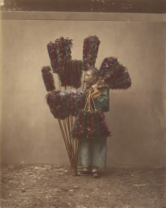 Framed Print : Plumassier, 1870s. Creator: Unknown Framed Print : Plumassier, 1870s. Creator: Unknown