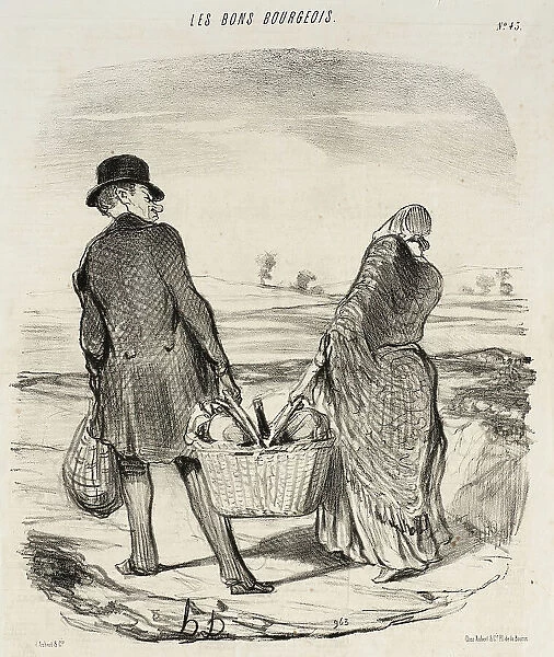 Plus souvent que tu m'attraperas encore à satisfaire ta fantasie... 1847. Creator: Honore Daumier