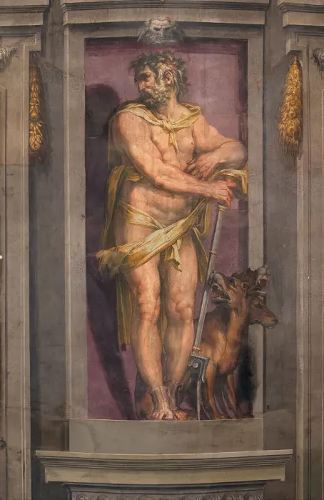 Framed Print : Pluto, 1556-1557. Artist: Gherardi, Cristofano (1508-1556) Framed Print : Pluto, 1556-1557. Artist: Gherardi, Cristofano (1508-1556)