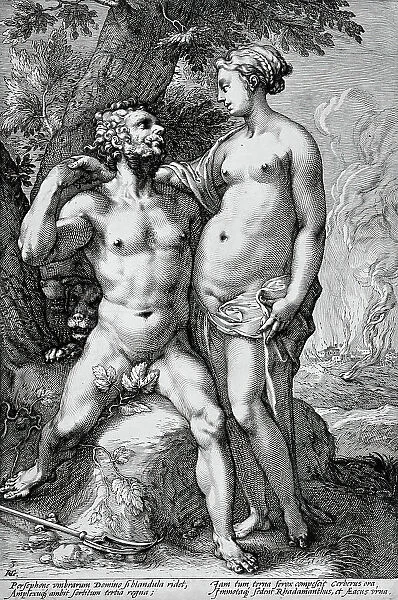 Pluto and Proserpina, between circa 1593 and circa 1594. Creator: Jan Saenredam