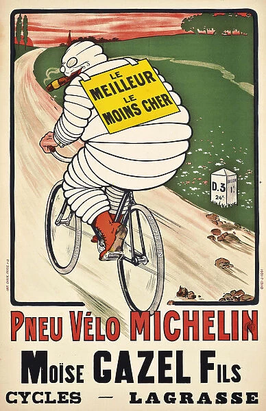 Pneu Velo Michelin, 1913. Creator: O Galop, (Marius Rossillon) (1867-1946)