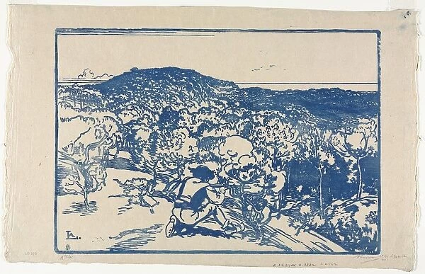 The Poacher, Dunes of Saint Jean de Mont, 1901. Creator: Auguste Louis Lepere (French