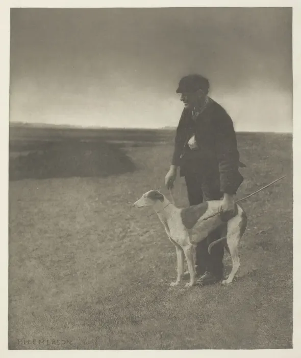 Framed Print : The Poacher - A Hare in View, (Suffolk), c. 1883 / 87, printed 1888 Framed Print : The Poacher - A Hare in View, (Suffolk), c. 1883 / 87, printed 1888