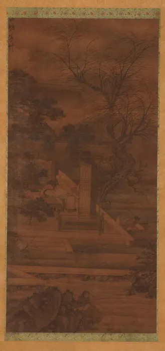 Framed Print : A Poet dreaming in his riverside pavilion, Ming or Qing dynasty, 17th century Framed Print : A Poet dreaming in his riverside pavilion, Ming or Qing dynasty, 17th century