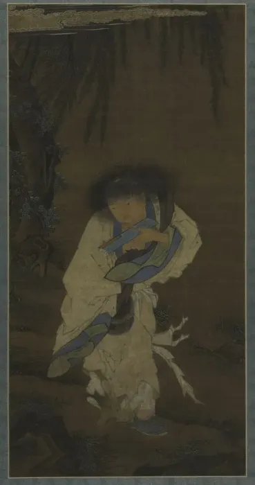 Framed Print : Poet and Recluse Hanshan, 1400s. Creator: Unknown Framed Print : Poet and Recluse Hanshan, 1400s. Creator: Unknown