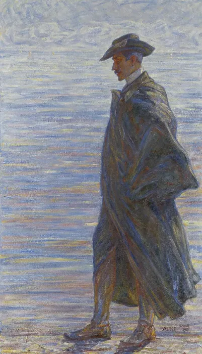 Framed Print : The Poet. Verner von Heidenstam, Author, 1911. Creator: Johan Axel Gustav Acke Framed Print : The Poet. Verner von Heidenstam, Author, 1911. Creator: Johan Axel Gustav Acke