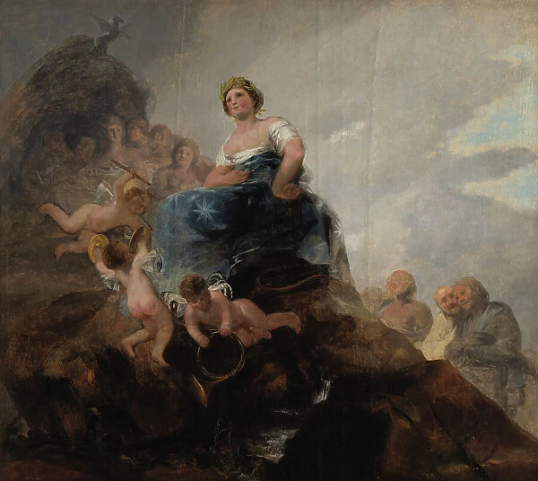 Poetry and Poets, 1800s. Creator: Francisco Goya