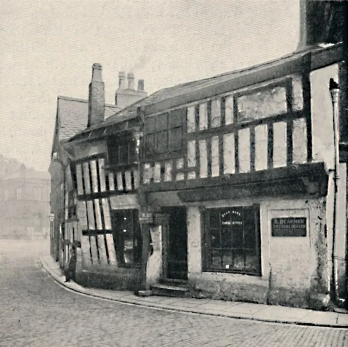 Framed Print : Poets Corner: A Bit of Old Manchester, 1903 Framed Print : Poets Corner: A Bit of Old Manchester, 1903