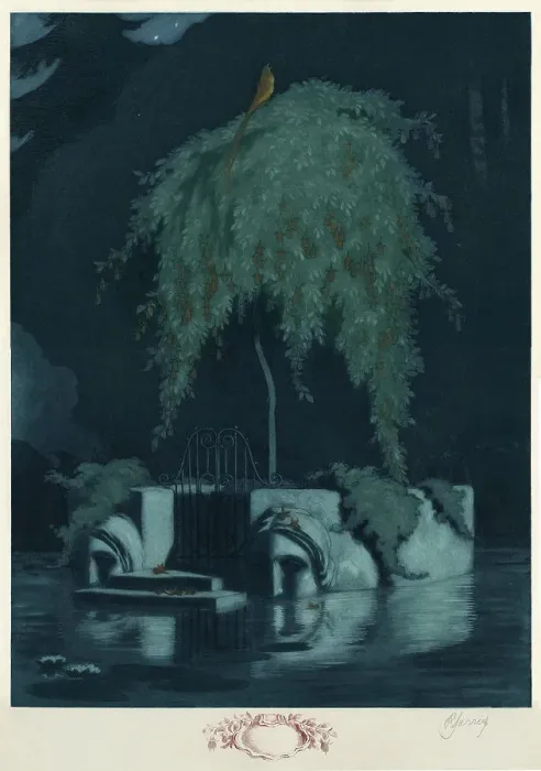Framed Print : Poet's Tomb, 1913. Creator: Zarins, Rihards (1869-1939) Framed Print : Poet's Tomb, 1913. Creator: Zarins, Rihards (1869-1939)