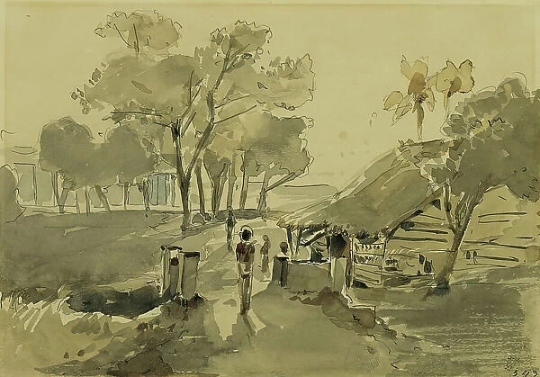 Point de Galle in Ceylon (Sri Lanka), 1858. Creator: Joseph Selleny