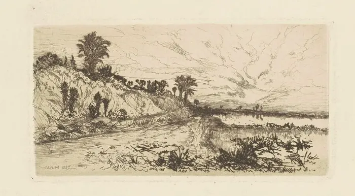 Framed Print : Point Isabel, Florida, 1887. Creator: Mary Nimmo Moran