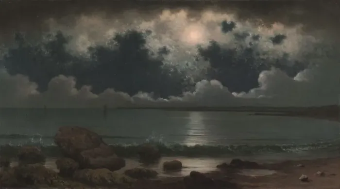 Framed Print : Point Judith, Rhode Island, 1867-1868. Creator: Martin Johnson Heade (American, 1819-1904) Framed Print : Point Judith, Rhode Island, 1867-1868. Creator: Martin Johnson Heade (American, 1819-1904)