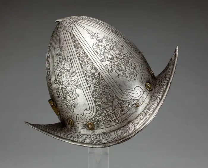 Framed Print : Pointed Morion, Milan, c. 1580. Creator: Unknown Framed Print : Pointed Morion, Milan, c. 1580. Creator: Unknown