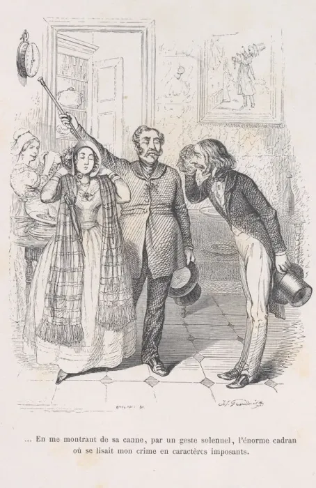 Framed Print : Pointing me to the evidence of my crime with his cane Framed Print : Pointing me to the evidence of my crime with his cane