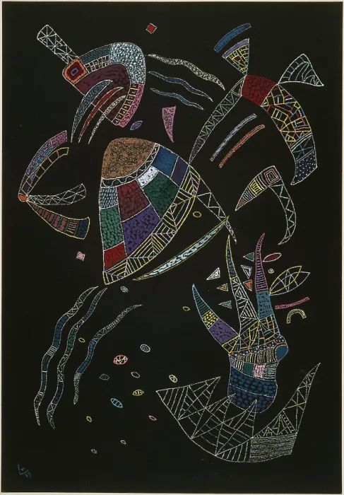 Framed Print : Points (Punkte), 1939. Creator: Kandinsky, Wassily Vasilyevich (1866-1944) Framed Print : Points (Punkte), 1939. Creator: Kandinsky, Wassily Vasilyevich (1866-1944)