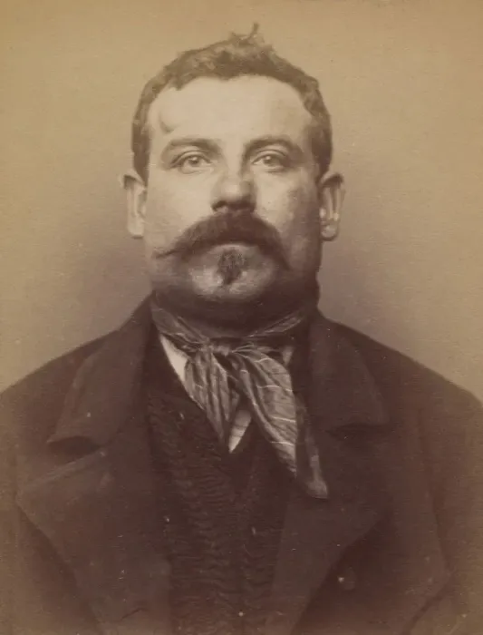 Framed Print : Poisson. Georges. 38 ans, ne a Boulogne (Seine). Chaudronnier. Anarchiste
