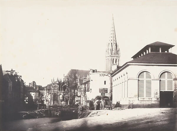 Poissonerie, Caen, 1852-54. Creator: Edmond Bacot