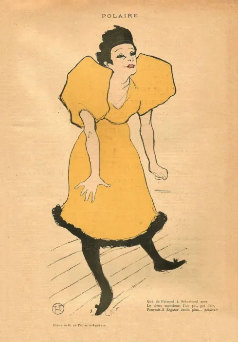 Framed Print : Polaire, c. 1895. Creator: Toulouse-Lautrec, Henri, de (1864-1901) Framed Print : Polaire, c. 1895. Creator: Toulouse-Lautrec, Henri, de (1864-1901)