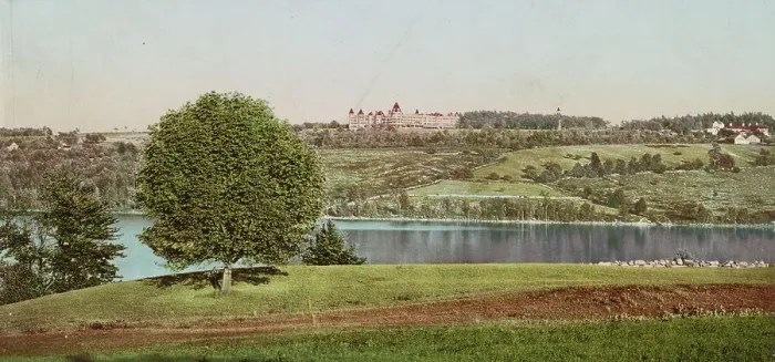 Framed Print : Poland Spring House, South Poland (i.e. Poland Spring), Maine, c1900. Creator: Unknown Framed Print : Poland Spring House, South Poland (i.e. Poland Spring), Maine, c1900. Creator: Unknown