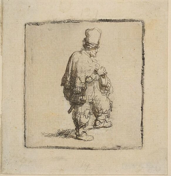 Polander Standing with Arms Folded, 1630-40. Creator: Rembrandt Harmensz van Rijn