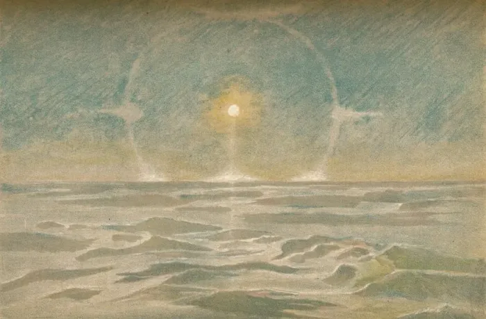 Framed Print : The Polar Night, 24th November 1893, (1897). Artist: Fridtjof Nansen