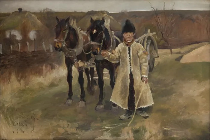 Framed Print : Polesie, 1904. Creator: Kazimierz Sichulski Framed Print : Polesie, 1904. Creator: Kazimierz Sichulski