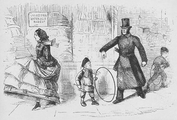 Police Cartoon in the Weekly, c1859, (1938)