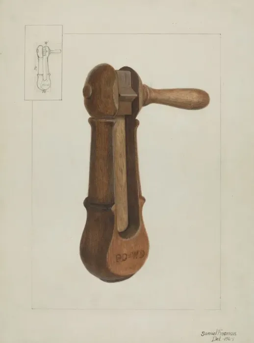 Framed Print : Police Rattle, c. 1936. Creator: Samuel Fineman Framed Print : Police Rattle, c. 1936. Creator: Samuel Fineman