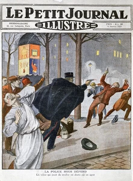 A police shootout, 4th January 1925