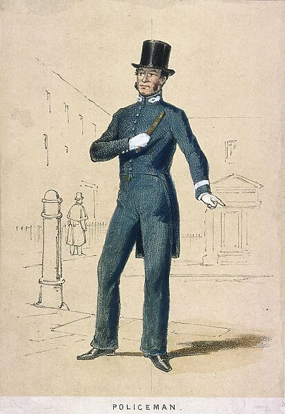 A policeman, 1855. Artist: Day & Son