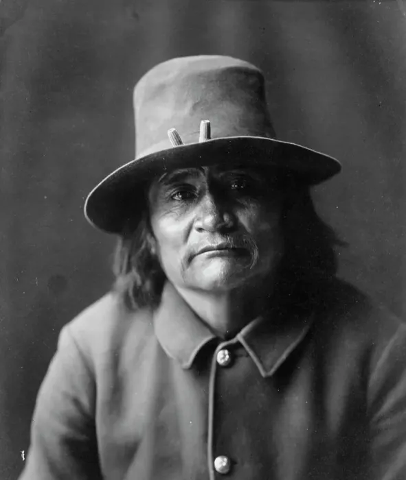 Framed Print : A policeman, c1904. Creator: Edward Sheriff Curtis Framed Print : A policeman, c1904. Creator: Edward Sheriff Curtis