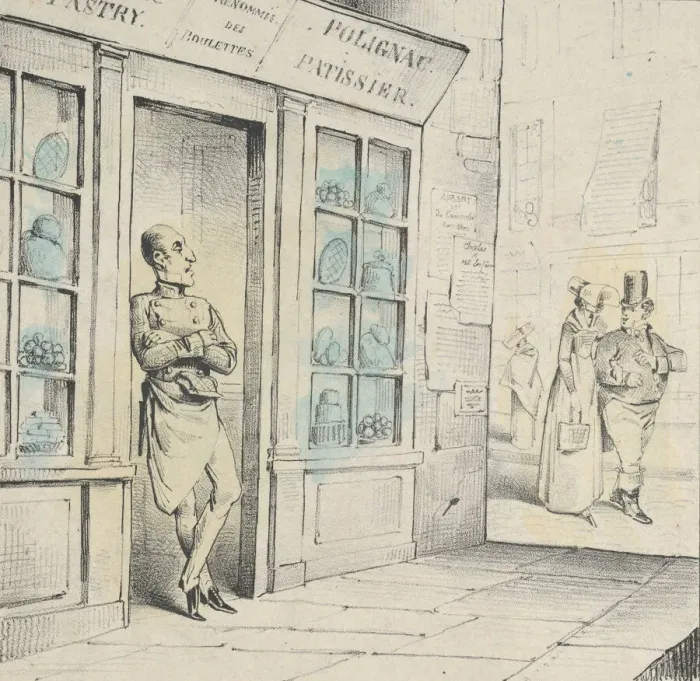 Framed Print : Polignac Patissier de l ex-Cour de France, 1830. Creator: Marie-Alexandre Alophe Framed Print : Polignac Patissier de l ex-Cour de France, 1830. Creator: Marie-Alexandre Alophe
