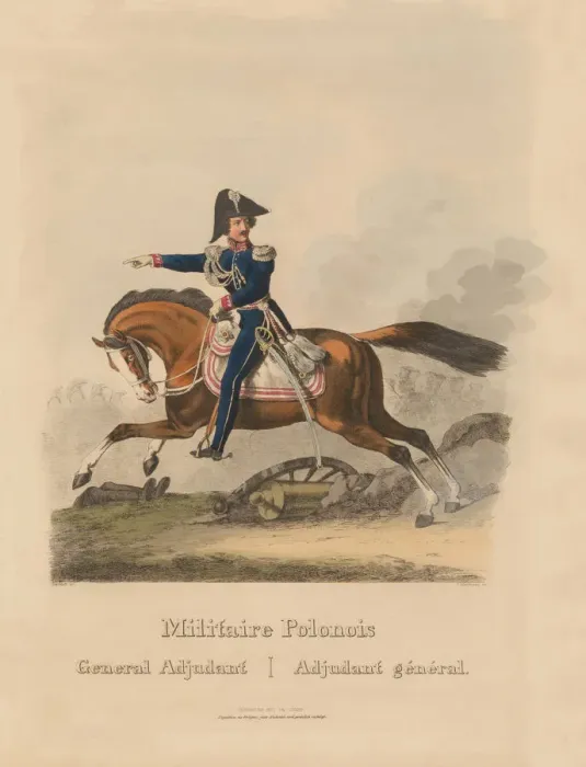 Framed Print : The Polish Army 1831: Adjutant general, 1831 Framed Print : The Polish Army 1831: Adjutant general, 1831