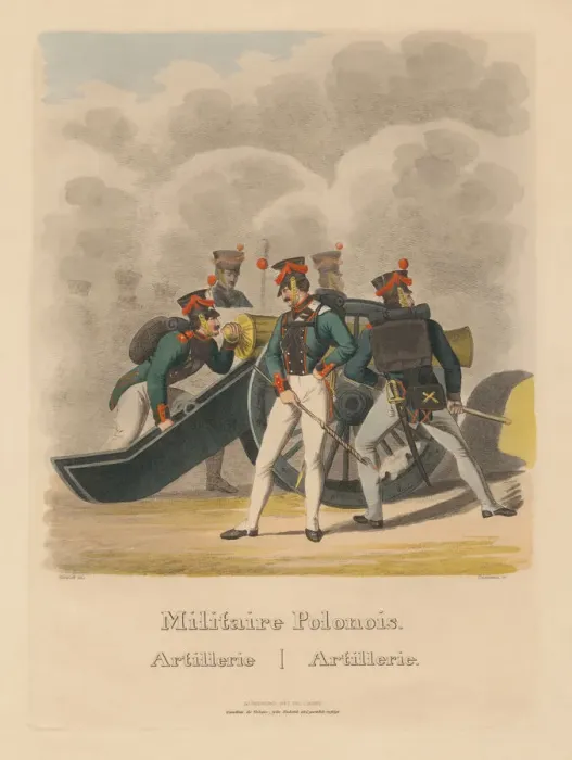Framed Print : The Polish Army 1831: Artillery, 1831 Framed Print : The Polish Army 1831: Artillery, 1831