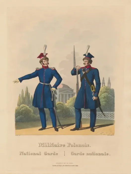 Framed Print : The Polish Army 1831: The National Guard (Garde nationale), 1831 Framed Print : The Polish Army 1831: The National Guard (Garde nationale), 1831
