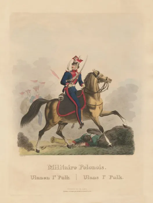Framed Print : The Polish Army 1831: Uhlans of the 1st Pulk, 1831 Framed Print : The Polish Army 1831: Uhlans of the 1st Pulk, 1831