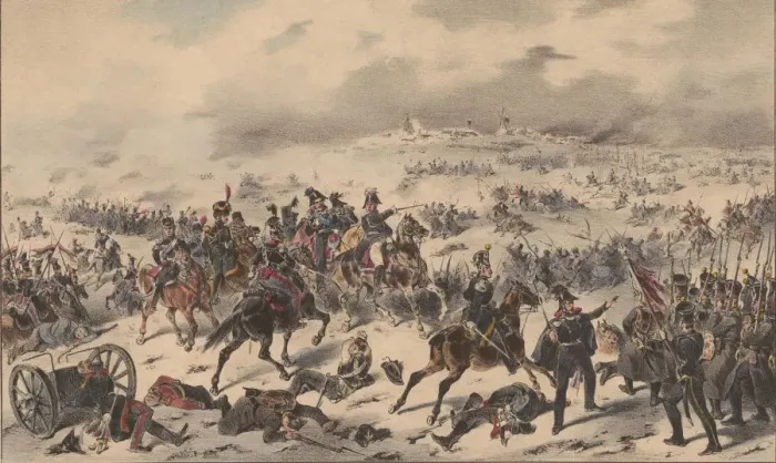 Framed Print : The Polish army at the Battle of Olszynka Grochowska, 1835 Framed Print : The Polish army at the Battle of Olszynka Grochowska, 1835