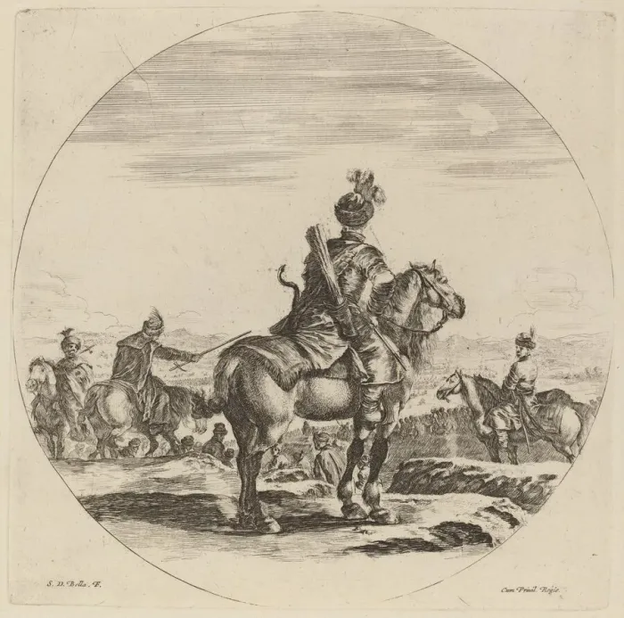 Framed Print : Polish Cavalier. Creator: Stefano della Bella Framed Print : Polish Cavalier. Creator: Stefano della Bella