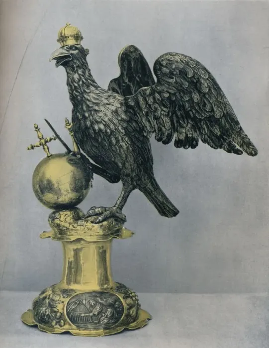 Framed Print : Polish Eagle-shaped vessel from King John Casimirs set, c1666. Artist: Heinrich Mannlich Framed Print : Polish Eagle-shaped vessel from King John Casimirs set, c1666. Artist: Heinrich Mannlich