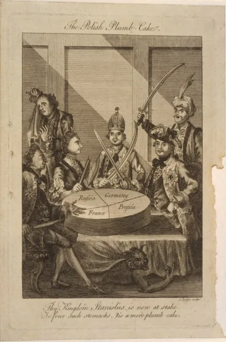 Framed Print : The Polish plumb-cake, 1772. Artist: Lodge, John (?-1796) Framed Print : The Polish plumb-cake, 1772. Artist: Lodge, John (?-1796)