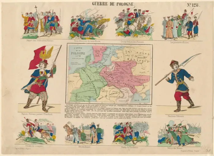 Framed Print : Polish war, 1831. Artist: Anonymous Framed Print : Polish war, 1831. Artist: Anonymous